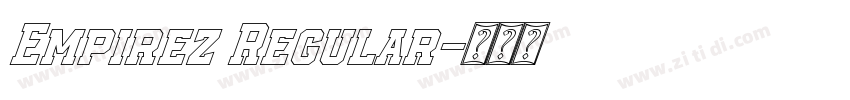 Empirez Regular字体转换